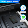 AIBOX-Lite Boîte multimédia 3 en 1 Système Android indépendant / CarPlay sans fil / Android Auto sans fil, convient pour les véhicules équipés de CarPlay filaire / Android Auto
