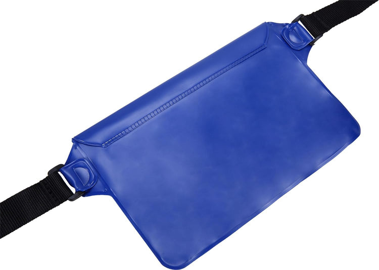 Cressi Kangaroo Dry Pouch Bundle 2 Sacs étanches Unisex-Adult, Noir/Bleu, Taille Unique