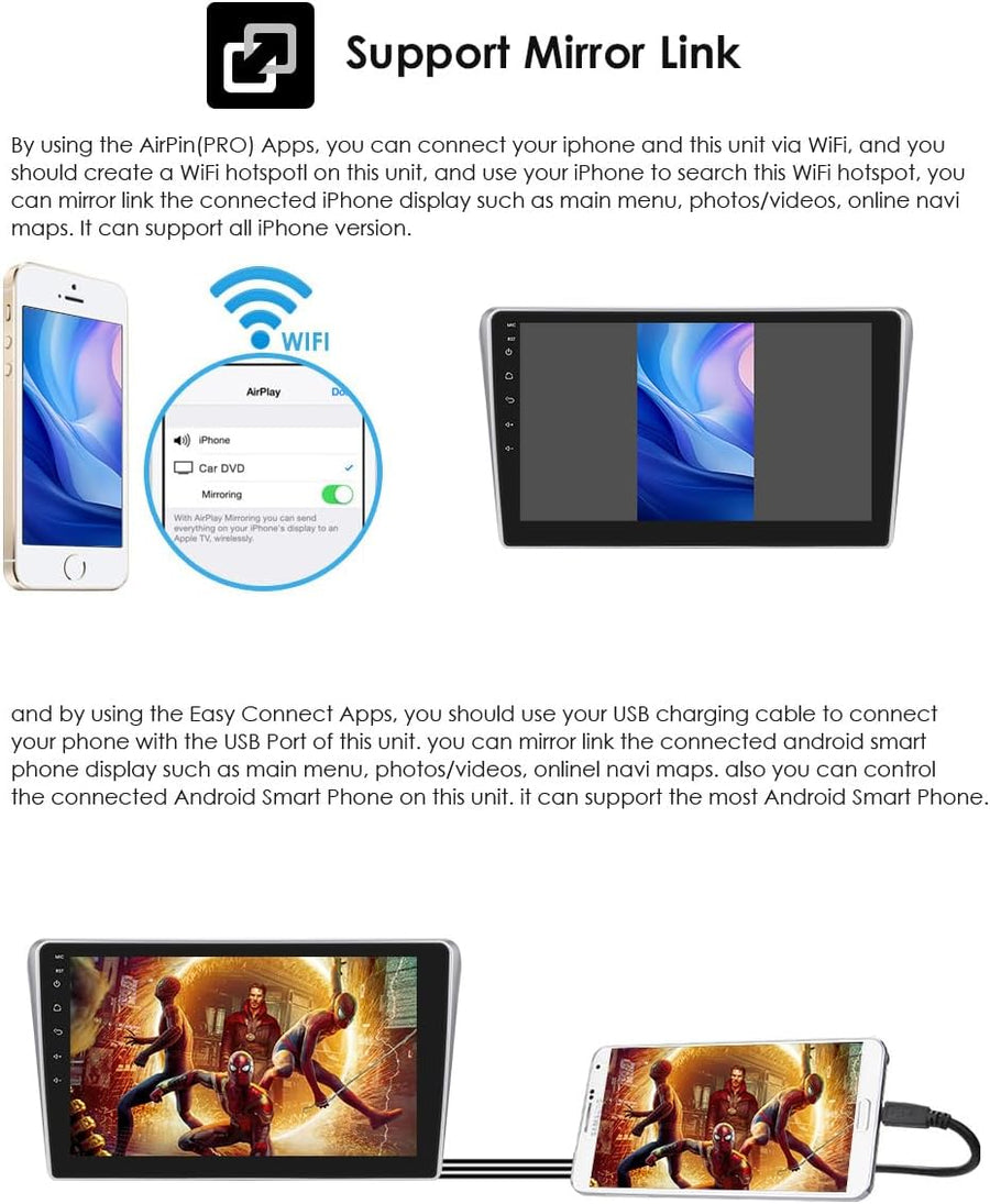 Autoradio Android 14 9 Pouces pour Smart fortwo 451 2005 2006 2007 2008 2009 2010, Compatible avec Carplay/Android Auto sans Fil, Commandes au Volant, Wi-Fi/4G, FM 4 cœurs 2 Go et 64 Go