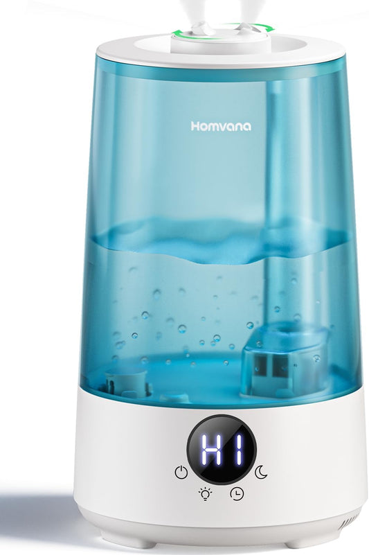 Humidificateur Air 3.6L Cool Mist Top-Fill 19dB Silencieux Plusieurs Modes 7 Couleurs Autonomie 34h