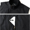 Gilet à Séchage Rapide pour Hommes Gilet de Pêche Respirant Gilets de Photographie Chasse Léger Veste sans Manche Gilets de Randonnée Taille L NOIR