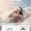 Masseur Oculaire Silencieux, Chaleur & Masque Gel Froid, Zero Pro Masque Chauffant pour Sommeil et Migraine, Appareil Massage Yeux 3D Fatigue Oculaire