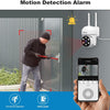 Caméra Surveillance WiFi Extérieure 1080p Caméra de sécurité Vision Nocturne Suivi Automatique Détection Mouvement