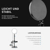 Lumière vidéo LED avec support pour téléphone portable, lampe vidéo avec 3 modes de couleur et 5 niveaux de luminosité, lumière clé alimentée par USB pour vidéoconférences
