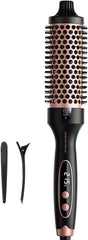 Brosse Chauffante, Blowout Boost Ionic Thermal Brush, Pour Des Cheveux Plus Lisses, 5 Réglages de Température, Moins Endommagé, Baril de 38 mm