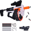 Pistolet Jouet Sniper Soft Bullet Gun - Blaster en Mousse avec Chargeur en Chaîne de 24 Darts, 40 Balles en Mousse et Lunette de Visée