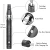 Stylo Beauté Microneedling, Appareil de Soin du Visage et du Corps avec 3 Vitesses et 12 Cartouches de Remplacement, Rechargeable