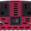 Power Inverter, 2000W DC 12V à AC 110V Car Power Inverter Converter Adaptateur de Chargeur USB