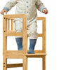 Tour d’Observation Montessori pour Enfant – Chaise d’Apprentissage Bébé Sécurisée, Tabouret en Forme Nuage Antidérapant pour Salle de Bain, Toilettes et Chambre – Classic Natural