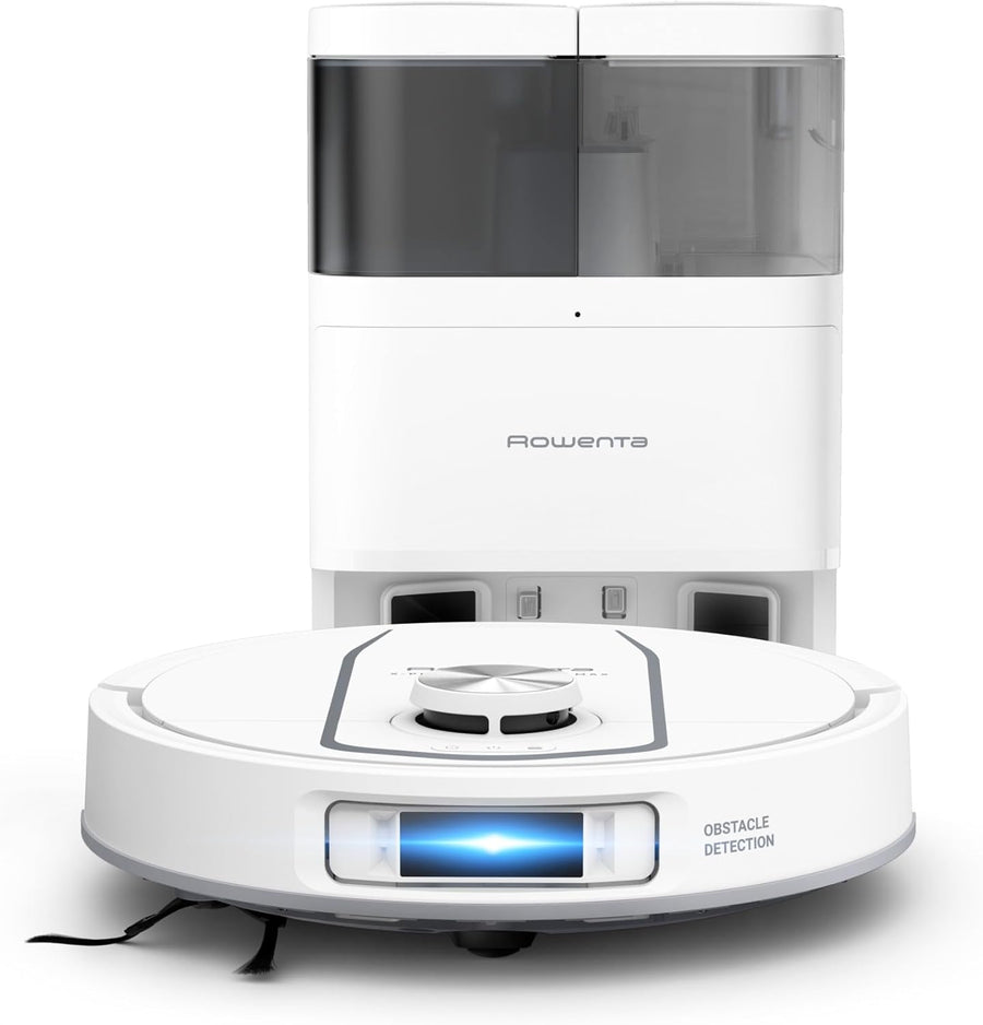 Rowenta X-PLORER Serie 580 Max, Robot aspirateur Laveur, Auto-Nettoyage et séchage des serpillières, Collecte Auto de la poussière, 10000 Pa, RR9547E0