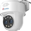 Caméra de Surveillance 4MP Double Objectif, Zoom Hybride 10×, Détection IA Personnes/Véhicules, Vision Nocturne Couleur & Infrarouge 30m, WiFi Double Bande, Étanche IP66, Accès à Distance