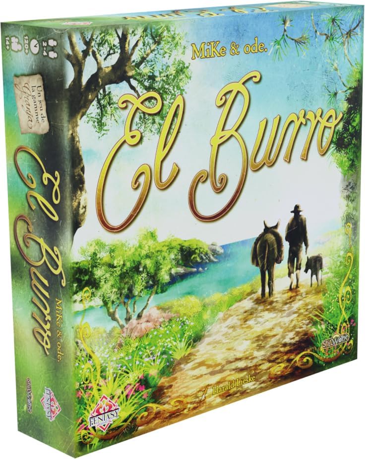 Asmodee - Sylex - EL Burro - Jeux de Société - Jeu de Plateau - A Partir de 14 Ans - 1 à 4 Joueurs - 90 à 120 Min - Version Française