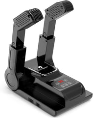 Sèche Chaussures électrique avec 3 Modes et Minuterie pour Chaussures en Cuir, Chaussures de Football, Chaussures de Ski, Chaussettes et Chapeaux, Séchage Efficace à 360°