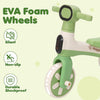 Tricycle Évolutif 4en1 Bébé Vélo Draisienne,Tricycle Bébé Évolutif avec Pédales Amovibles et Barres de Poussée Réglables en Hauteur,Vélo d’Équilibre