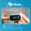 Oxymètre de Pouls Bluetooth SKYEAD SK-25A – Suivi SpO2 & Fréquence Cardiaque – Écran TFT HD – Appli AILINK iOS/Android – Étui + Piles Inclus – Hommes/Femmes/Sport/Santé