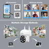 Caméra Surveillance WiFi Extérieure 1080p Caméra de sécurité Vision Nocturne Suivi Automatique Détection Mouvement
