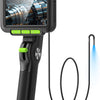 Caméra Endoscopique Articulée 210° Rotation Bidirectionnelle, Endoscope Industriel avec Lumière, Sonde 3.9mm, Tube Auto-Réinitialisable 1m, Écran IPS 5" Caméra d'Inspection