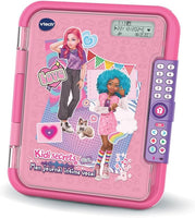 KidiSecrets 365 Mon Journal Intime Vocal Rose, Journal Intime Électronique avec Code, Micro Enregistreur, Carnet Secret, Feutre et Jeux ROSE