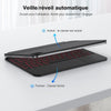Clavier pour iPad Air 11 (M3/M2, 2025/2024)/Air 5/4 AZERTY ISO-FR, Magic Keyboard pour iPad Pro 11" (4/3/2/1 Gen) avec Pavé Tactile Pleine Surface, Rétroéclairé Réglable