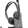Casque Bluetooth sans Fil avec Micro,Casque à Réduction de Bruit ENC, Station de Charge/Bluetooth 5.4/USB Dongle, 45H d'Autonomie pour Télétravail/PC/Appels Clairs