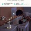 Babyphone Moniteur Bébé Intelligent WiFi 5,5" – Écran Partagé 1080P & Caméra 2K, Mode Confidentialité, Multi-Utilisateur, Batterie Amovible 5000mAh, Veilleuse RGB, Alerte Pleurs & Mouvements