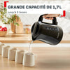 Tefal Express, Bouilloire électrique, Ébullition rapide Puissance 2400 W , Arrêt automatique , Indicateur 1 tasse , Facile à nettoyer