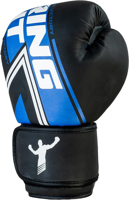 Gant de Boxe - Performance et Style Exceptionnels pour Vos Entraînements NOIR BLEU