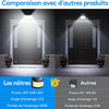 Lot de x4 Lampe Solaire Exterieur Detecteur Mouvement: 248 LED Solaire Extérieur Projecteur avec Détecteur de Mouvement 3 Modes 270° Eclairage Lumiere Sécurité sans Fil IP65 Etanche