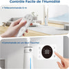 Humidificateur d'Air, 8L Top Fill Humidificateur d'air Chambre Avec Télécommande, Minuterie, Contrôle Intelligent de l'Humidité, Veilleuse, 80H