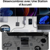 Docking Station 14 en 1 Hub USB C Triple Affichage pour Windows 2 HDMI, DisplayPort, 3 Moniteurs 4K, 10Gbps USB-A/C, PD 100W Charge, RJ45 Gigabit, SD TF, Multi Data Ports 3A2C, Audio 3.5mm