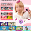 Appareil Photo Instantané Enfant – Cadeau Noël & Anniversaire pour Garçons Filles 3-10 Ans, Jouet Éducatif avec Vidéo 1080P, 20MP, 3 Rouleaux Papier & Carte Mémoire 32GB