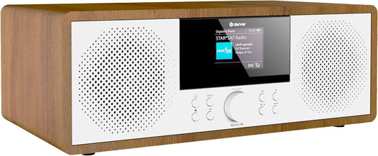 Radio Internet WiFi Micro Chaine HiFi Bluetooth 200W Lecteur CD Radio Dab (Dab+/ FM) Radio CD Port USB
