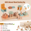 Set Instruments de Musique pour Enfants Jouets Montessori à Empiler pour Tout-Petits, Instrument de Percussion Jouet Musical en Bois