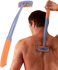 Rasoir Dos et Corps Manche Long Ergonomique Lame Double Tranchant