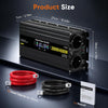 Convertisseur Pur Sinus Pro 2000W/4000W 12V 220V/230V de Tension Volts Voiture Solaire Power Inverter sinusoïdale DC AC, Onduleur Transformateur