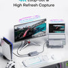 Carte de Capture vidéo, USB 3.0 Carte de Capture 4K HDMI Loop-Out, 4K 60FPS/1080P 240FPS Capture de Jeu vidéo pour Fonctionne pour PS5/caméra/PC/streaming