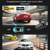 REDTIGER 4K STARVIS 2 Dashcam avant arrière, WiFi 5 GHz 20 Mo/s, commande Écran tactile, GPS, enregistrement en boucle, mode stationnement, enregistrement audio, vision nocturne WDR
