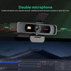 Webcam 4K - Caméra Streaming pour PC, 120° Angle Large, autofocus PDAF, Microphones Doubles Anti-Bruit, 1080p@60FPS, Compatible avec Portable, Mac, Teams, Ordinateur de Bureau