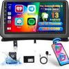 Autoradio 2G+64G pour Renault Clio 3 2005-2014 avec Carplay Android Auto, 9 Pouces Écran Tactile Android 15 Radio avec Lien Miroir FM/RDS EQ WiFi Bluetooth GPS SWC Caméra