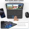 Clavier pour iPad Air 11 (M3/M2, 2025/2024)/Air 5/4 AZERTY ISO-FR, Magic Keyboard pour iPad Pro 11" (4/3/2/1 Gen) avec Pavé Tactile Pleine Surface, Rétroéclairé Réglable