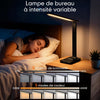 Lampe de bureau LED rechargeable, haute capacité de 4000 mAh, intensité variable, 5 modes et 5 niveaux de luminosité, adaptée à une utilisation à domicile