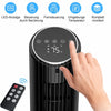 Ventilateur de table 7m/s avec Télécommande Oscillante à 70° 4 vitesses, 4 modes, minuterie de 12 heures