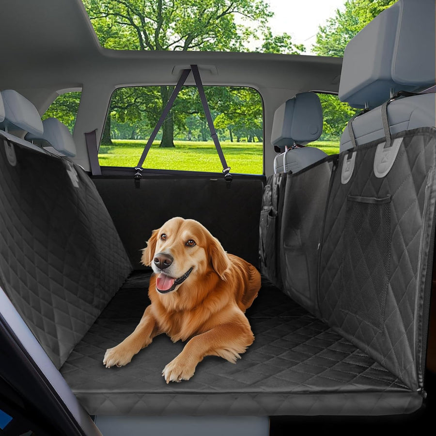 Housse Voiture Chien Siège: Housses Protection pour Chiens - Banquette Arrière Voiture Tansport Imperméable Taille Universelle