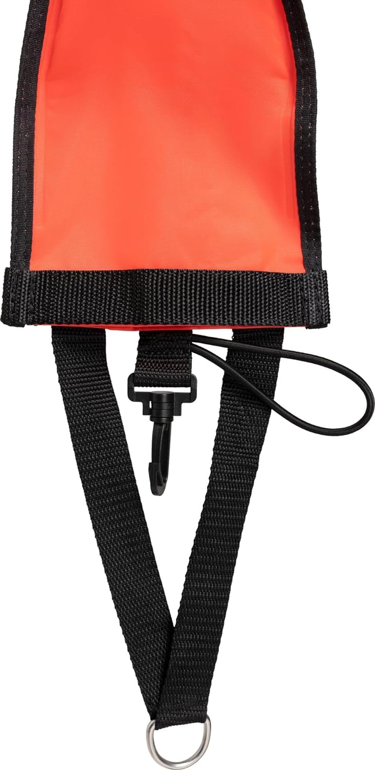 Cressi Marker Buoy Orange Bouée de Marquage Plongée Compacte Unisex-Adult, 120 cm