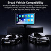 Écran CarPlay Voiture 9" HD IPS sans Fil Tactile Compatible avec Apple CarPlay et Android Auto,SuperLink/AirPlay,Dashcam 4K,Caméra de Recul 1080P,Enregistrement en Boucle,Audio Bluetooth,GPS,Siri
