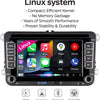 Autoradio Linux pour VW Golf 5 6/Polo,Radio VW avec CarPlay & Android Auto sans Fil Intégrés,Écran 7" pour VW Compatible Commandes au Volant d'origine,AM/FM/RDS,Bluetooth,DSP