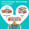 Robot Solaire 15 en 1 pour Enfants Jeux de Construction Jouets, Double Entraînement Solaire et Batterie 212 Pièces