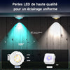 Éclairage Extérieur Permanent 30M Light RGBCW (2700K-6500K) Guirlande Lumineuse Intelligente pour les Fêtes de Jardin de Décoration de Noël et l'éclairage Quotidien IP67 Blanc