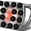 Pistolet de massage à 16 têtes, 100 niveaux et 9 modes Massage Gun Deep Tissue, avec lumière rouge pour soulager, batterie 2000 mAh, appareil de massage dorsal 30 kg de poussée