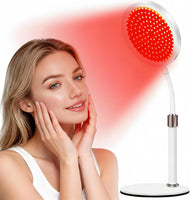Lampe Lumière Rouge & Infrarouge 660nm 850nm – Appareil Bien-Être LED à Bras Réglable, 100 LEDs, 9 Niveaux de Luminosité, Minuterie 15–45 min, Usage Visage & Corps